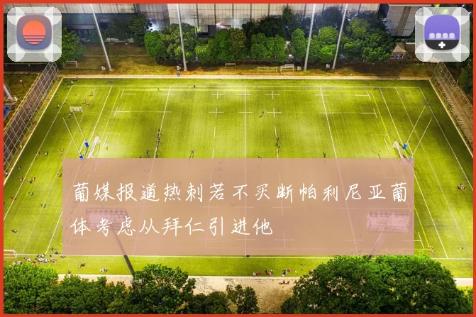 葡媒报道热刺若不买断帕利尼亚葡体考虑从拜仁引进他